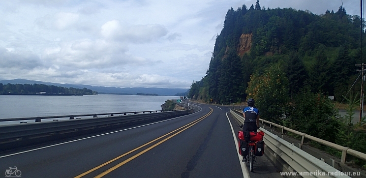 Mit dem Fahrrad von Castle Rock nach Astoria. Radtour Pazifikküste Vancouver - San Francisco