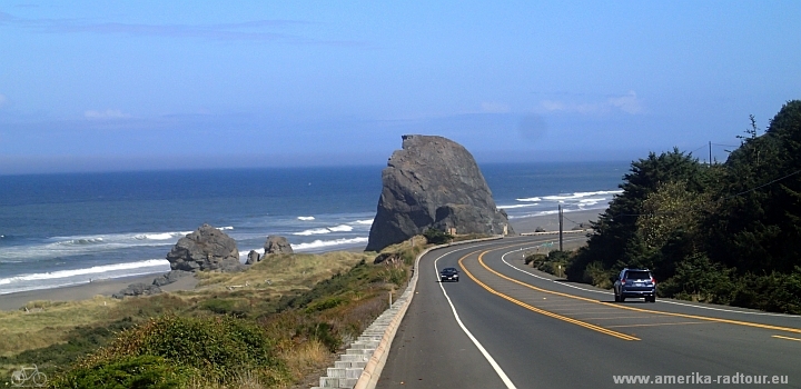 Mit dem Fahrrad über den Oregon Coast Highway