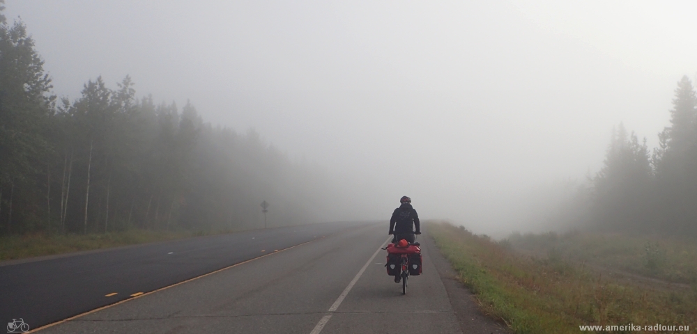 cycling Yellowhead Highway from Houston to Burns Lake