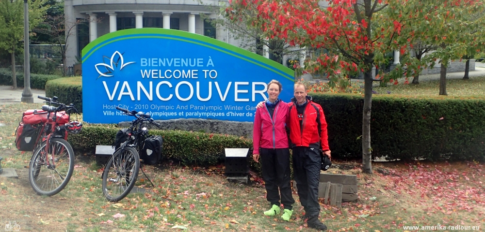 Mit dem Fahrrad von Squamish nach Vancouver. Radtour über den Sea to Sky Highway / Highway99.