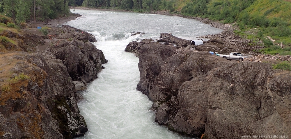 Cycling from Smithers to Whitehorse, stage 01: Smithers - New Hazelton.  