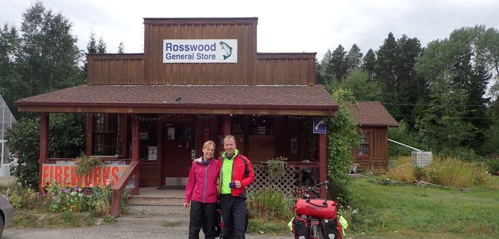 Mit dem Fahrrad von Smithers nach Whitehorse. Radtour über den Yellowhead Highway und Cassiar Highway. Etappe New Hazelton - Terrace. 