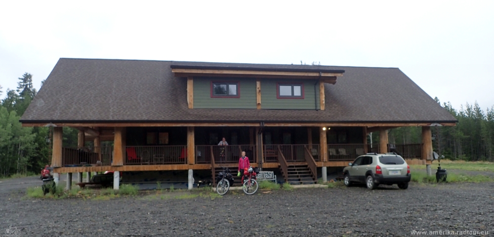 Mit dem Fahrrad von Smithers nach Whitehorse. Radtour über den Yellowhead Highway und Cassiar Highway. Etappe New Hazelton - Terrace.  