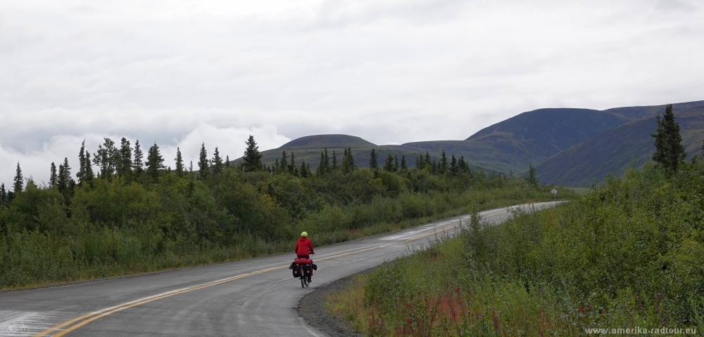 Taylor Highway by bicycle.    