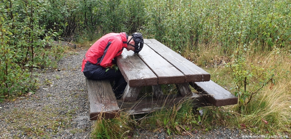 Cycling Richardson Highway southbound.  