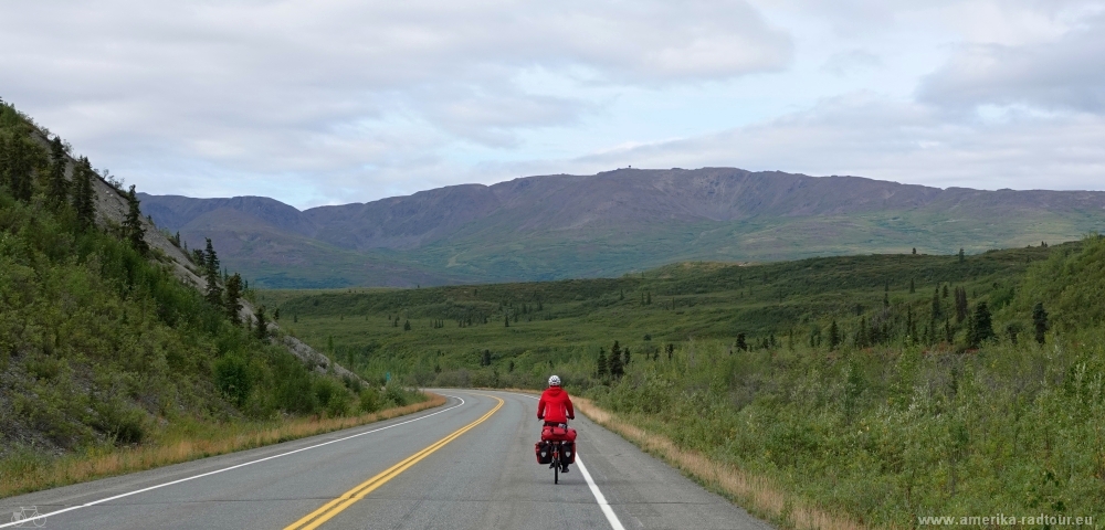 Cycling Richardson Highway.  