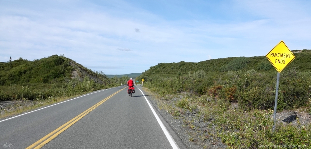 Mit dem Fahrrad über den Denali Highway       