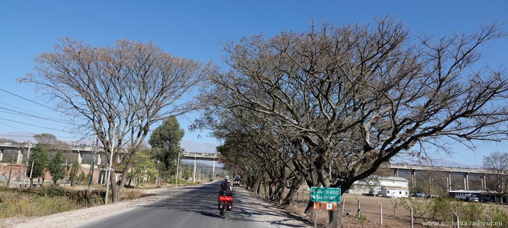 Cycling from Salta to  Purmamarca via El Carmen    