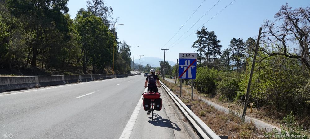 Cycling from Salta to  Purmamarca via El Carmen    