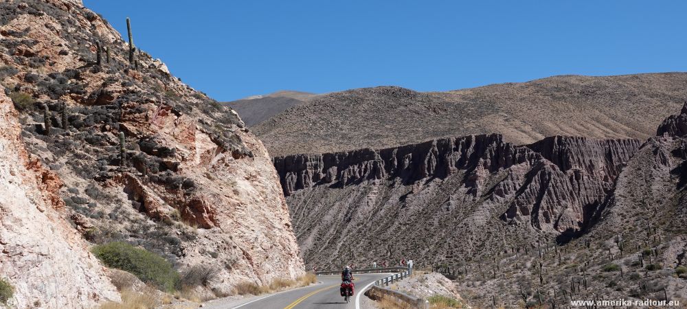 Cuesta de Lipan by bicycle.   