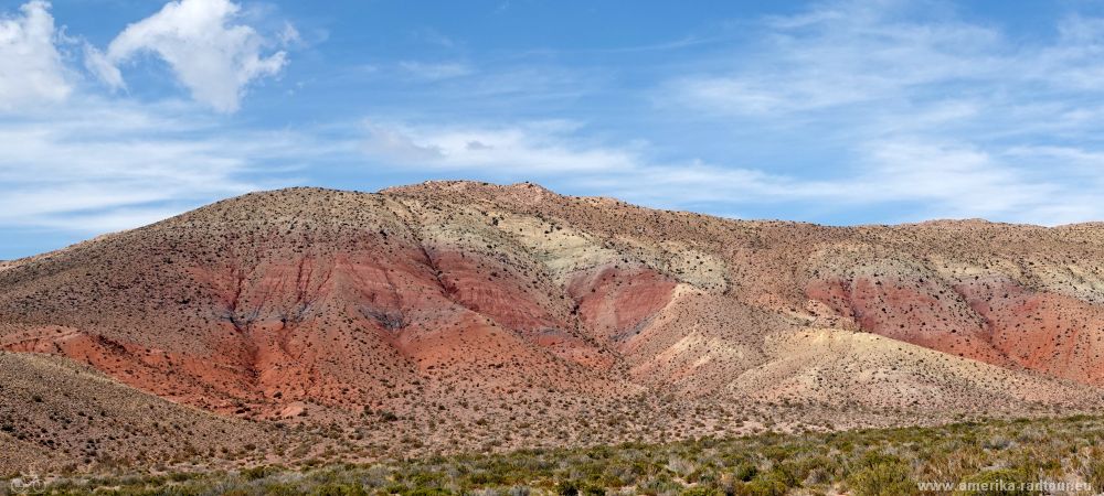 Cycling from Purmamarca to the Argentinian Andes via Cueasta de Lipán and Salinas Grandes.   