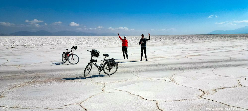 Cycling the Salinas Grandes.