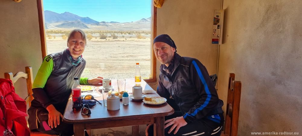 Cycling from Salinas Grandes to Susques following Ruta 52.    