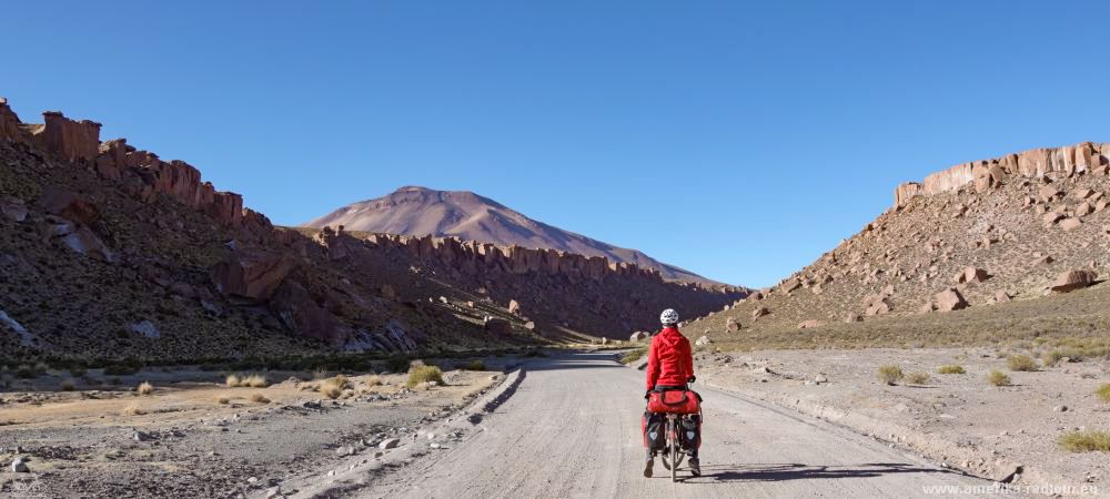 Cycling Argentinas Ruta 40 from Susques to San Antonio de los Cobres.    