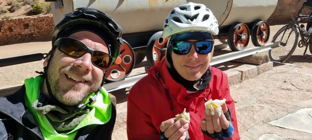 Cycling Ruta 40 southbound to San Antonio de los Cobres.   